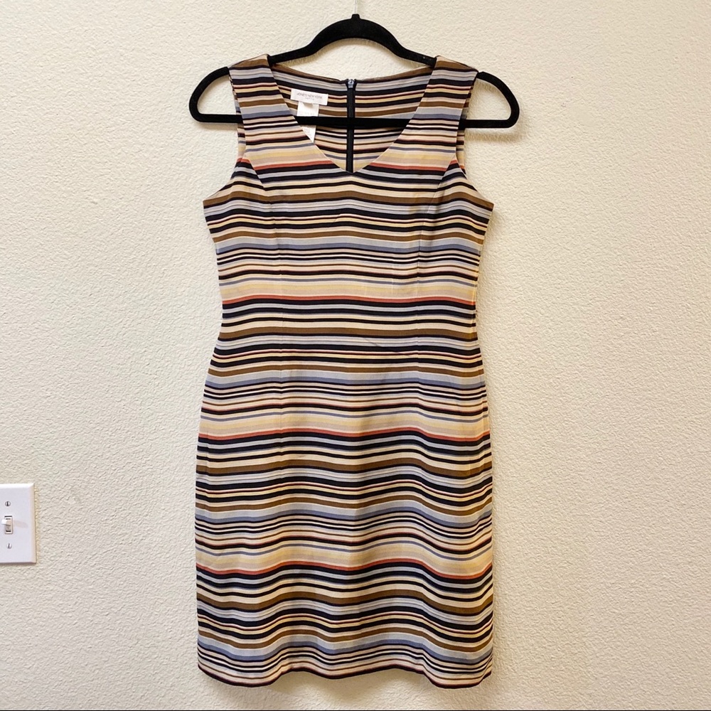 [EUC] Jones New York Multi Color Dress 100% Silk